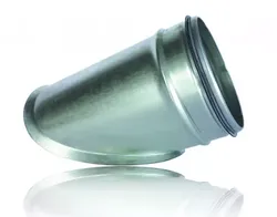 Zadelstuk rond luchtkanaal, Sanutal air, galva (sendzimir verzinkt) staal, Ø125mm, 45°, Ø125mm