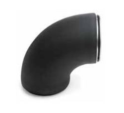Coude pour conduit d'air circulaire, Sanutal air, 125mm, 90°, acier