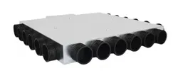 collecteur pour conduit d'air rectangulaire Sanutal air 99.CSK 18x63mm