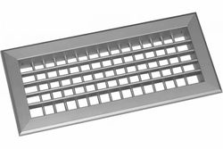 grille de ventilation Sanutal air rectangulair 625x225mm acier