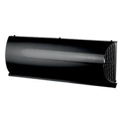 grille de ventilation extérieure Sanutal air Micra rectangulair Ø110mm aluminium noir