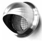 buitenluchtrooster Sanutal air SV rond inox roestvaststaal ( RVS )