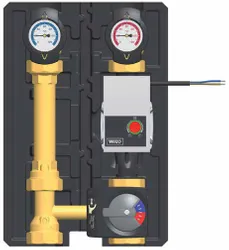 pompgroep PAW Heatbloc met ingebouwde circulatiepomp  UPM3 Auto L 25-70 gemengd verwarmingscircuit 6/4"