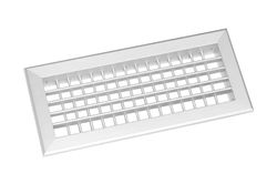 grille de ventilation Sanutal rectangulair 400x200mm