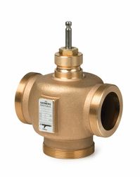 Vanne à trois voies, Siemens VXG41 VXG41.1401, 6/4", filetage extérieur gaz cylindrique BSPP (ISO 228-1), PN16, moteur électrique