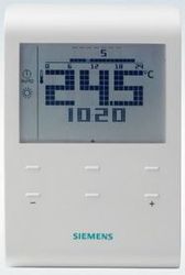 Ruimteklokthermostaat, Siemens RDE100, weekklok klasse II
