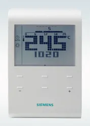 Ruimteklokthermostaat, Siemens RDE100.1, weekklok klasse III