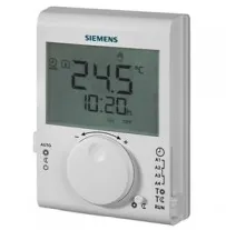 Ruimteklokthermostaat, Siemens RDJ100, dagklok klasse IV