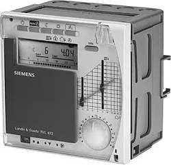 Ruimteklokthermostaat, Siemens RVL479, weekklok klasse II