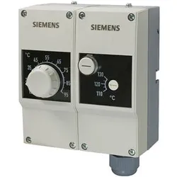 dubbelregel + veiligheidsthermostaat uitw 15-95grC inw. 120-130grC manuele reset (1/2 100mm) siemens