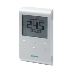 Ruimteklokthermostaat, Siemens RDE 100.1 RF, weekklok klasse IV
