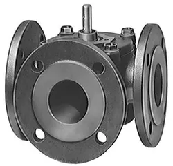 Driewegmengkraan, Siemens VBF21 VBF21.65, DN65, PN16, kvs:63m3/h, gietijzer, flens