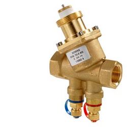 vanne à deux voies Siemens 3/4" PN25 filetage femelle