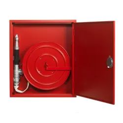 HYDRANTKAST R+L enkele afroller 640 x 740 x 140 (RAL 3001) somati
