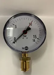 manomètre 0/16bar DIA 100 KL 1.6 - 1/2'' somati