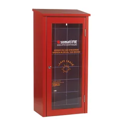 KAST BLUSSER Safe Crash venster ROOD B340 x H740/700 x D220 mm somati