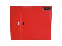 armoire double portes pour dévidoir sanilite rouge RVS 995x1100x265 somati