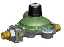 Détendeur sec. détente 40-300mbar 3/4M x 3/4M Q:8-35kg/u soper