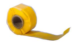PLT tape zelfvulkaniserend geel (DN15-32) B = 25mm soper