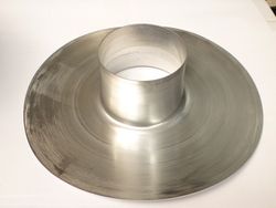 solin Soper RP Ø125mm convient pour toit plat circulaire 80/125