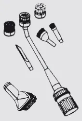 stel borstels voor Blow-Vac