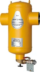 Vuilafscheider, Spirotech SpiroTrap, DN50 laseind, horizontaal, met magneet intern