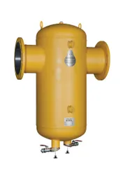 Vuilafscheider, Spirotech SpiroTrap, DN200 flens, horizontaal, met magneet intern