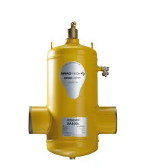 Luchtafscheider, Spirotech SpiroVent, DN100 laseind, horizontaal