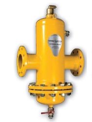 Lucht-/vuilafscheider, Spirotech SpiroCombi, DN80 laseind, horizontaal