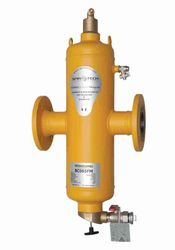 Lucht-/vuilafscheider, Spirotech SpiroCombi, DN100 flens, horizontaal, met magneet intern