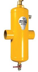 Lucht-/vuilafscheider, Spirotech SpiroCombi, DN50 laseind, horizontaal