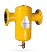 Vuilafscheider, Spirotech SpiroTrap, DN65 flens, horizontaal