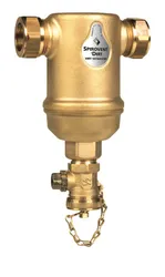 Vuilafscheider, Spirotech SpiroTrap, 1" F, horizontaal