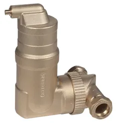 Luchtafscheider, Spirotech SpiroVent, 22mm knel, horizontaal/verticaal