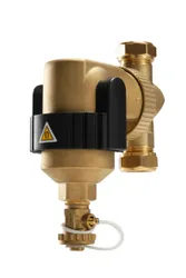 Vuilafscheider, Spirotech SpiroTrap, 22mm knelring, horizontaal/verticaal, met magneet extern