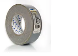 Zelfklevende tape, Stokvis, grijs, 50mm, L=50m