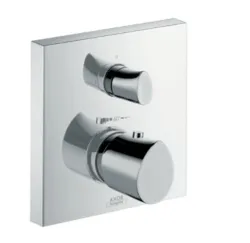 Afbouwdeel inbouwmengkraan, Axor Starck Organic, geschikt voor douche, thermostatisch, chroom