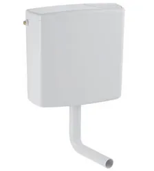 Closetreservoir, Geberit AP140, wit, twee hoeveelheden, halfhoog