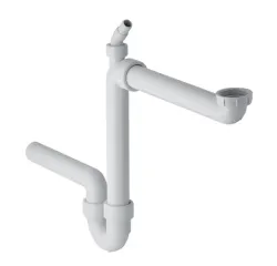 GEBERIT 152885111 BUISSIFON 6/4X40 PP WIT PLAATSBESPAREND