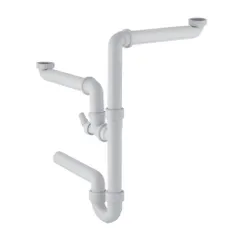 GEBERIT 152886111 DUBBELE BUISSIFON REGELB Geberit