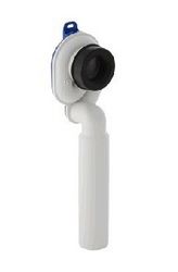 GEBERIT 152951111 INB SIFON VOOR URINOIR PP. WIT VERTICALE UITLOOP