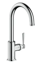 keukenmengkraan Axor Montreux blad/kraangat eengreeps chroom