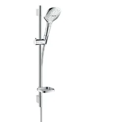 Glijstangset, Hansgrohe Raindance Select E120, 650mm, chroom, 3func, met zeepschaal