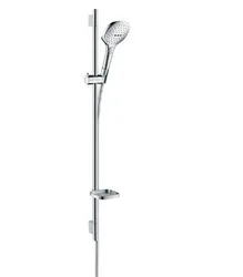 Glijstangset, Hansgrohe Raindance Select 120, 1200mm, chroom, 3func, met zeepschaal