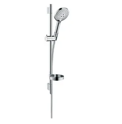 Glijstangset, Hansgrohe Raindance Select S120, 650mm, chroom, 3func, met zeepschaal