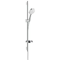 Glijstangset, Hansgrohe Raindance Select S120, 900mm, wit/chroom, 3func, met zeepschaal