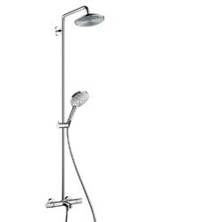 doucheset Hansgrohe Raindance tweegreeps chroom Select 240 Showerpipe