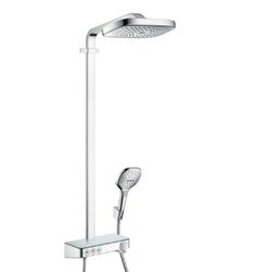 doucheset Hansgrohe Raindance ééngreeps chroom Select E300
