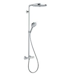 doucheset Hansgrohe Raindance tweegreeps chroom Select S300 Showerpipe