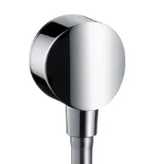 Douche-aansluitstuk, Hansgrohe FixFit S, wandmontage, chroom